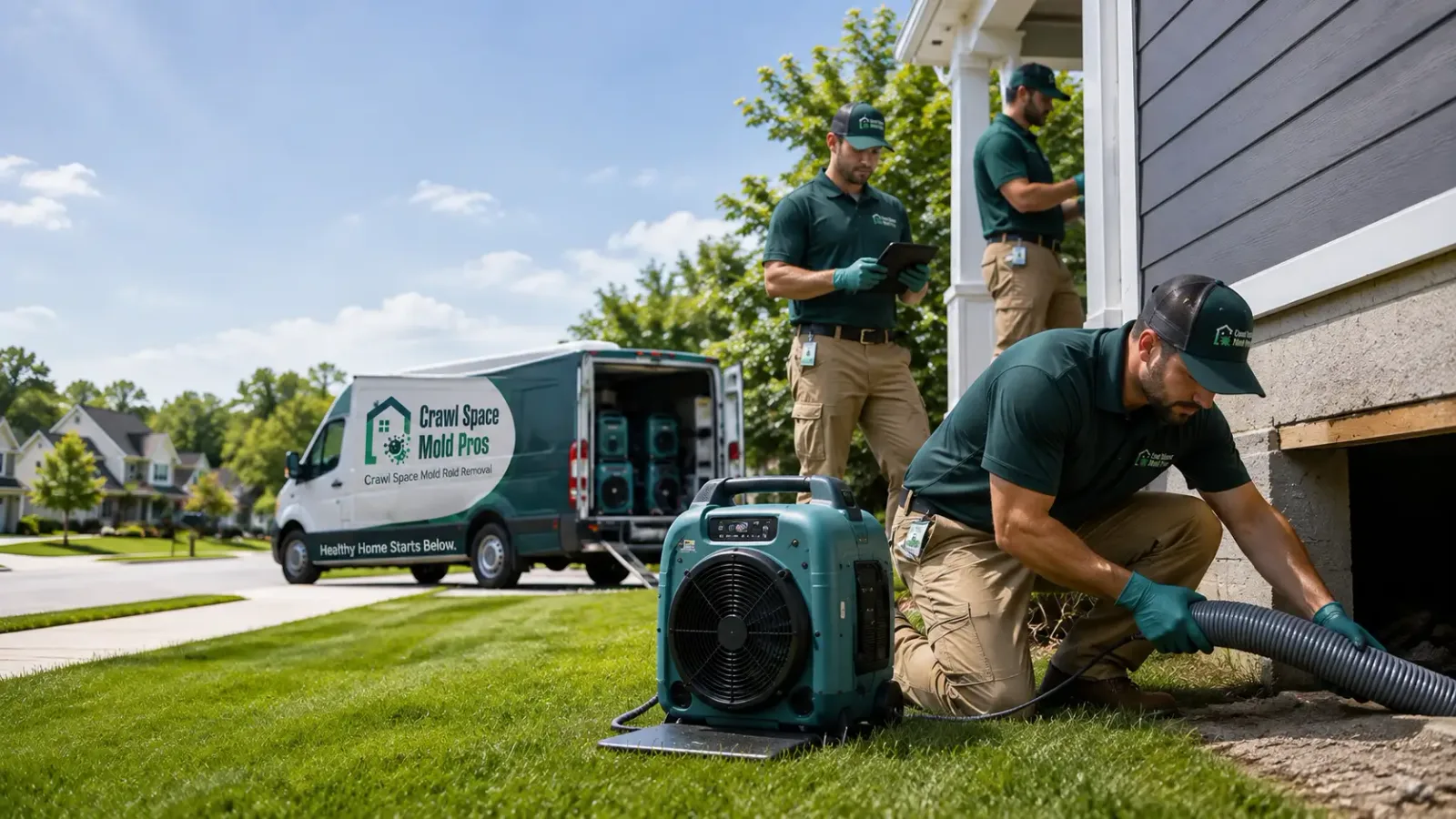 Crawl Space Mold Removal in Thornton, KY